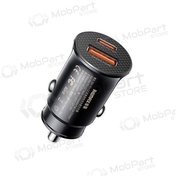 Nabíječka do auta Remax RCC358 30W USB-C/USB-A černá