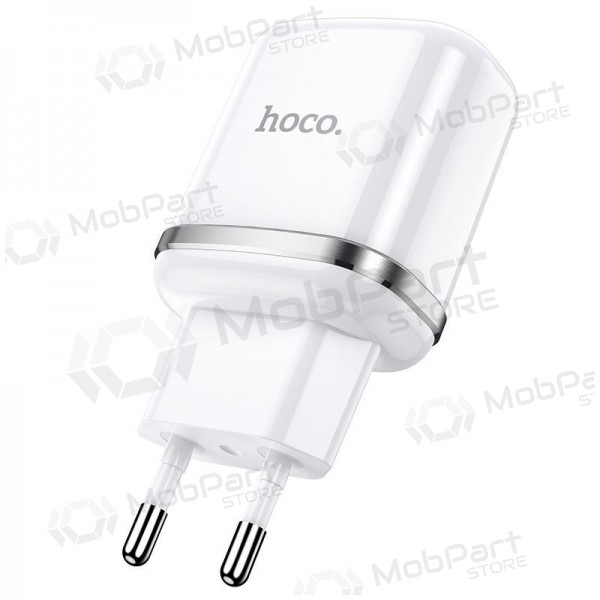 Nabíječka Hoco N4 se 2x USB 2.4A, bílá