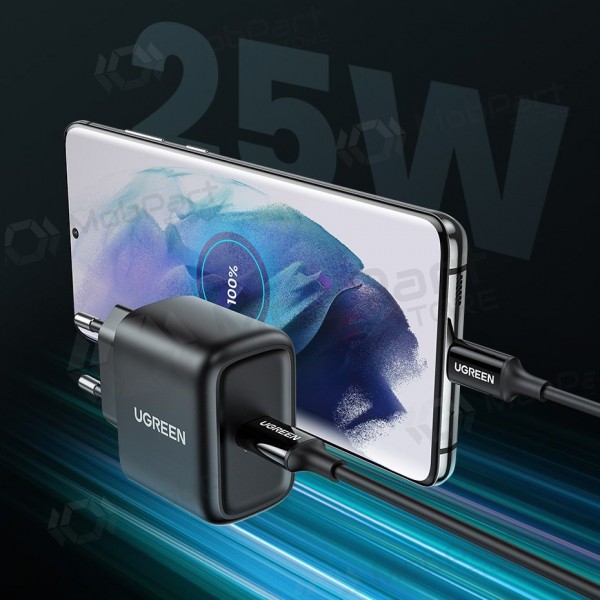 Nabíječka buitinis Ugreen CD250 USB-C 25W + USB-C cable 2.0m černá