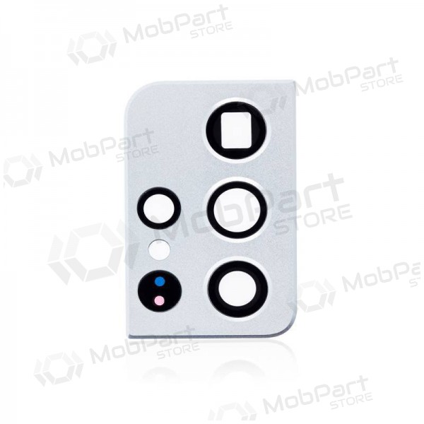 Samsung G998 Galaxy S21 Ultra 5G sklo kamery (stříbrný) (s rámem)