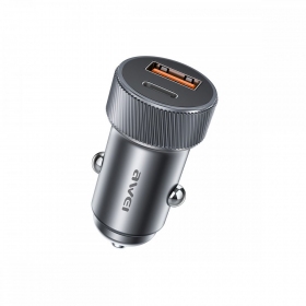 Nabíječka do auta Awei C-857 33W USB-C/USB-A černá