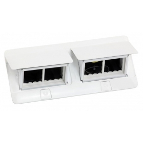 Įleidžiama modulinė dėžutė 2x4 mod. Legrand 654004 (metalinė, bílý)