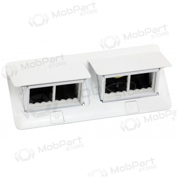 Įleidžiama modulinė dėžutė 2x4 mod. Legrand 654004 (metalinė, bílý)