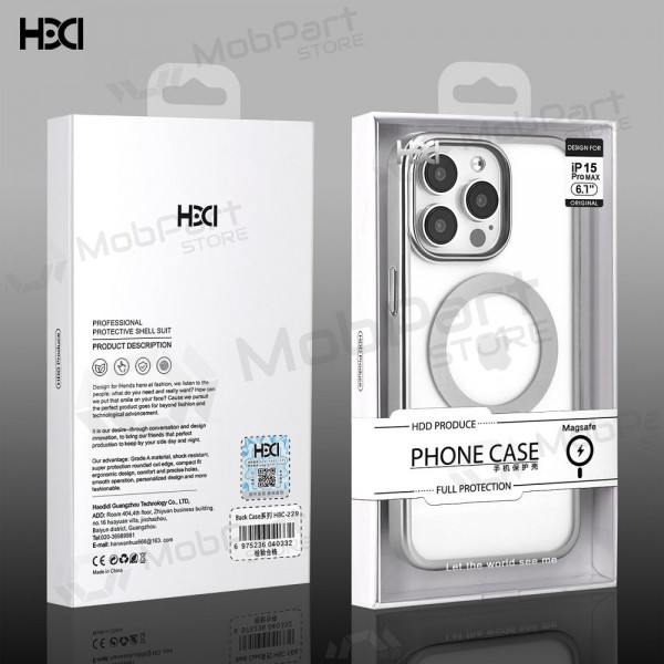 Pouzdro / kryt HDD Electro MagSafe Case Samsung S921 S24 šedá