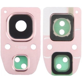 Samsung A320F Galaxy A3 (2017) / A520F Galaxy A5 (2017) / A720F Galaxy A7 (2017) sklo kamery (růžový)