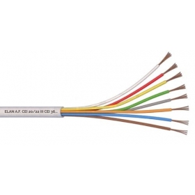 ELAN stíněný ochranný kabel 8x0.22