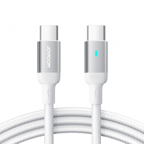 USB kabel Joyroom S-CC100A10 Type-C to Type-C 100W 1.2m bílý