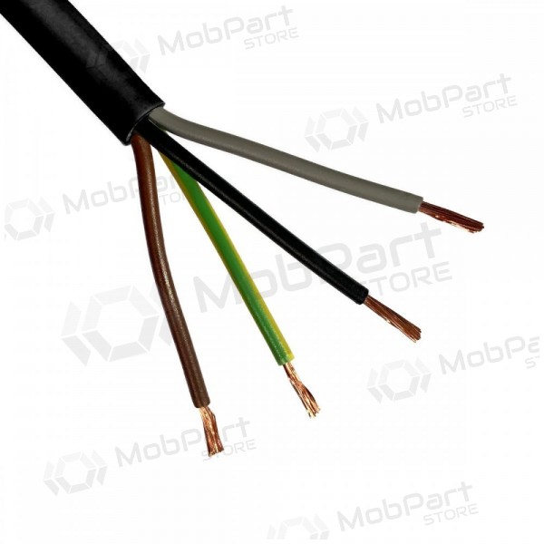 Flexibilní kabel Lietkabelis OMY BVV-LL 4x1.5 mm² měděný PVC 100 m cívka