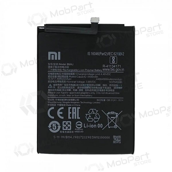 Akumuliatorius originál Xiaomi Redmi Note 8 Pro 4500mAh BN4J (service pack)