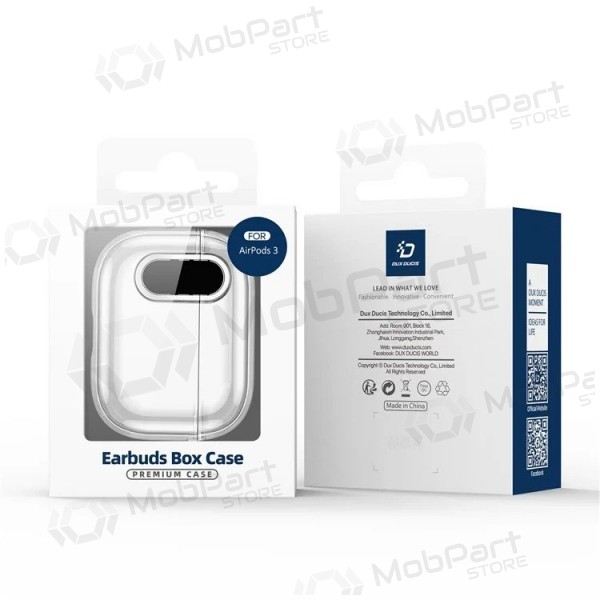 Pouzdro / kryt Dux Ducis PECL Apple AirPods 3 průhledný
