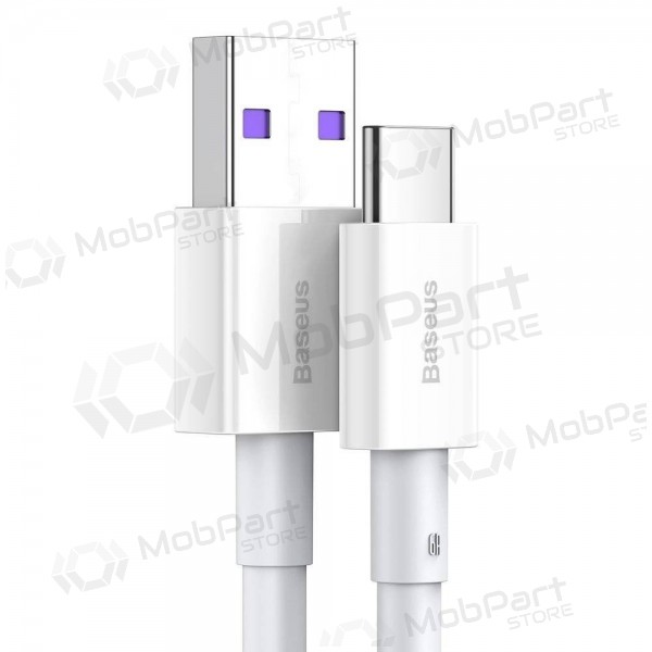 USB kabel Baseus Superior iš USB į Type-C 66W 2.0m bílý CATYS-A02