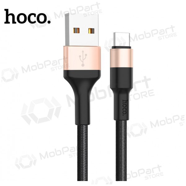 USB kabel Hoco X26 Type-C 1.0m (černá / zlatý)