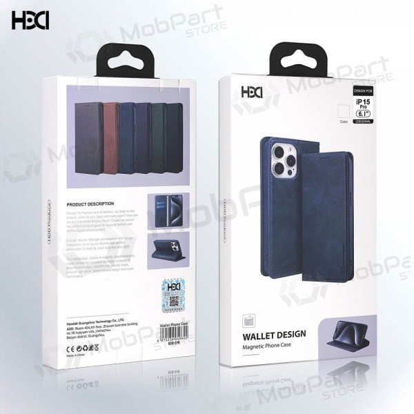 Pouzdro / kryt HDD Magnetic Wallet Case Apple iPhone 7/8/SE 2020/SE 2022 hnědý