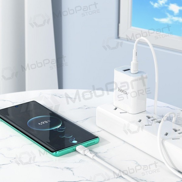 USB kabel Hoco X83 60W Type-C to Type-C 1.0m bílý