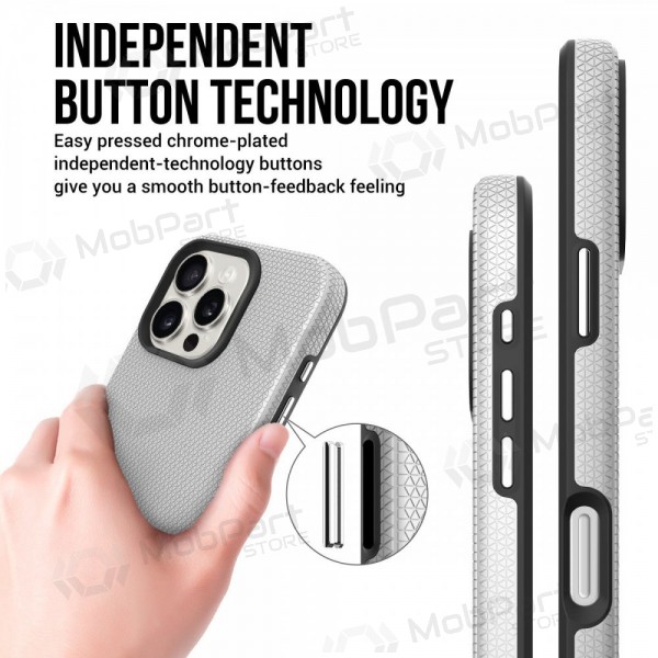 Apple iPhone 17 obal - Perfectionists (stříbrný)
