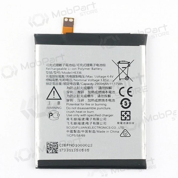 Nokia 3.1 / 5.1 baterie / akumulátor (TA-1063 / 1075 HE336) (2900mAh)