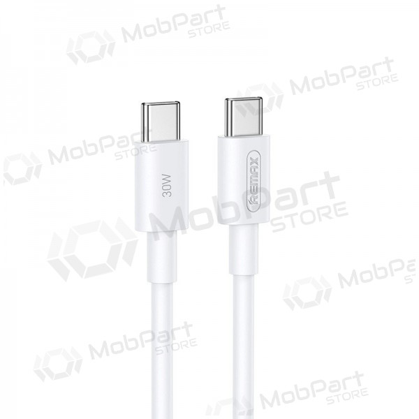 USB kabel Remax RC-C021 USB-C to USB-C 30W 2.0m bílý