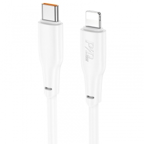 USB kabel Hoco X93 60W USB-C to USB-C 1.0m bílý