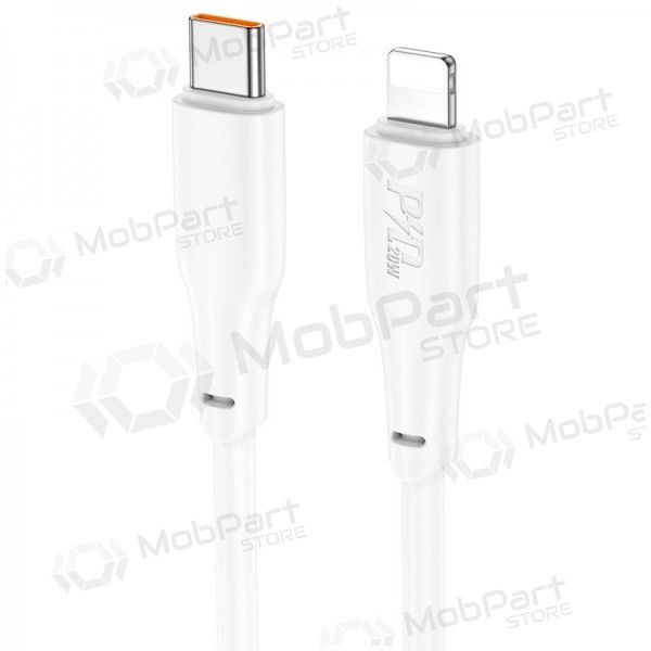USB kabel Hoco X93 60W USB-C to USB-C 1.0m bílý