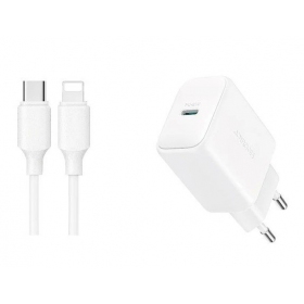 Nabíječka Joyroom JR-TCF20 USB-C PD20W + USB-C to Lightning cable 1.0m bílý