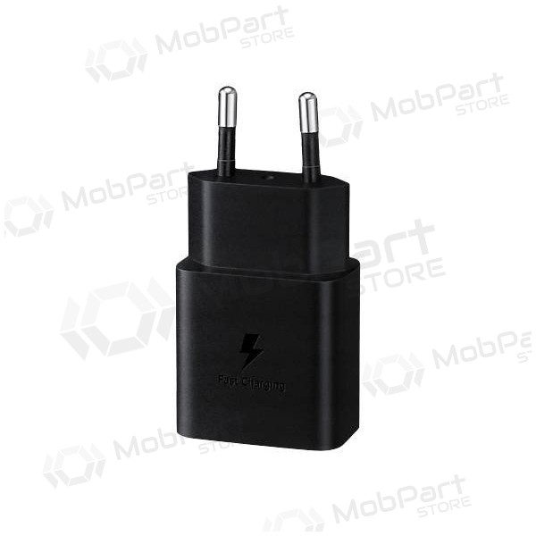 Nabíječka originál Samsung EP-T1510XBEGEU 15W + kabel Type-C 1m v balíčku černá
