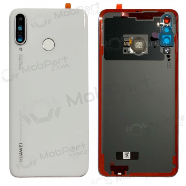 Huawei P30 Lite / P30 Lite New Edition 2020 48MP zadní kryt baterie bílý (Pearl White) (použitý grade B, originál)