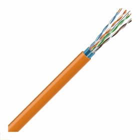 LAN síťový kabel ECG FTP 6 (vnitřní, stíněný, PVC/LSZH, 305m, 23AWG/0,56mm, B2ca(s1,d1,a1))