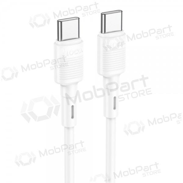 USB kabel Hoco X83 60W Type-C to Type-C 1.0m bílý