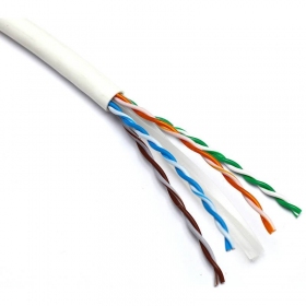 Datový kabel Excel 190-074 Cat6 U/UTP (LZSH, B2CA, bílý, cívka 305m.)