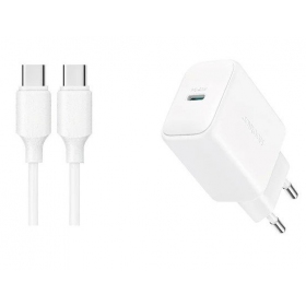 Nabíječka Joyroom JR-TCF20 USB-C PD20W + USB-C to USB-C cable 1.0m bílý