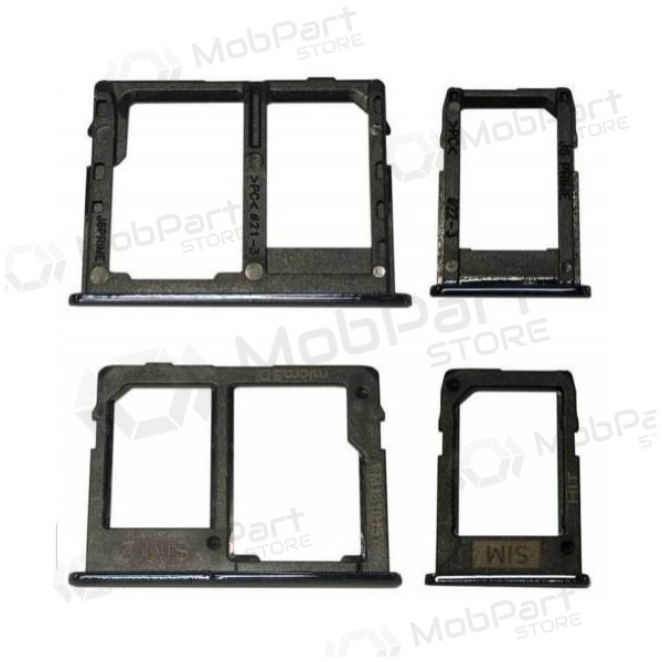 Samsung J610 Galaxy J6+ 2018 SIM držák karty (2ks) (černá)