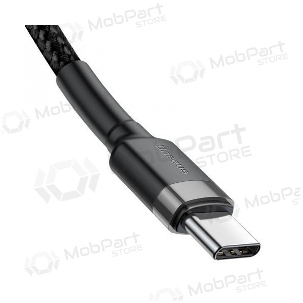 Kabel Baseus Cafule PD Type-C - Type-C 3.0A 60W (šedá-černá) 1.0m CATKLF-GG1