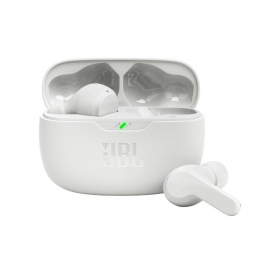 Bezdrátová sluchátka JBL Wave Beam TWS Bluetooth 5.2 bílá