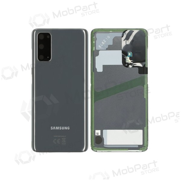 Samsung G981F / G980 Galaxy S20 zadní kryt baterie šedá (Cosmic Grey) (použitý grade C, originál)