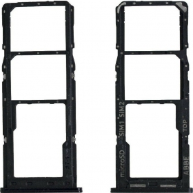 Samsung A225 Galaxy A22 4G 2021 SIM držák karty (černá) (service pack) (originál)