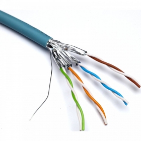Komunikační kabel EXCEL 190-191 (1m, Cat6A, U/FTP, LSOH, B2ca)