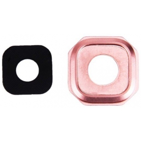 Samsung A310F Galaxy A3 2016 / A510F Galaxy A5 2016 / A710F Galaxy A7 2016 sklo kamery (růžový)