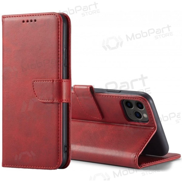 Xiaomi Redmi A5, Poco C71 (173,45x79,35x8,45) obal - Wallet Case (červený)