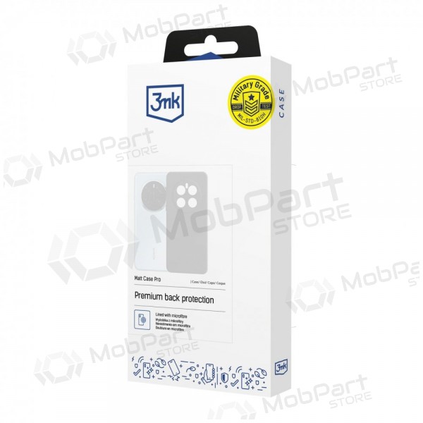 Samsung Galaxy A57 obal - 3MK Matt Case (černý)