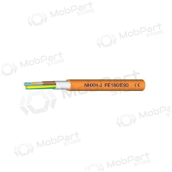 Silový kabel Eupen NHXH FE-180/E90 5x4 mm² měděný LSZH 1 kV