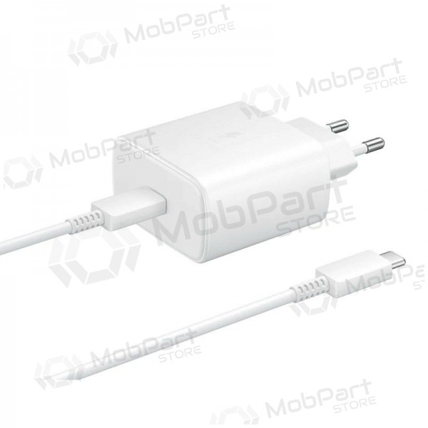 Nabíječka Samsung EP-TA845 45W + Type-C kabel 25W bílý
