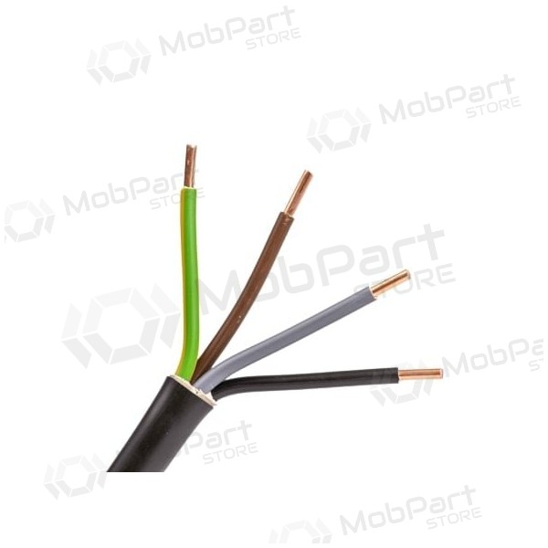 Silový kabel Prysmian Group CYKY 4x16 mm² měděný PVC 450/750V monolitický