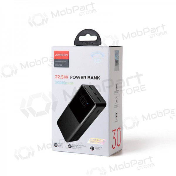 Externí baterie Power Bank Joyroom JR-QP193 22.5W 30000mAh černá