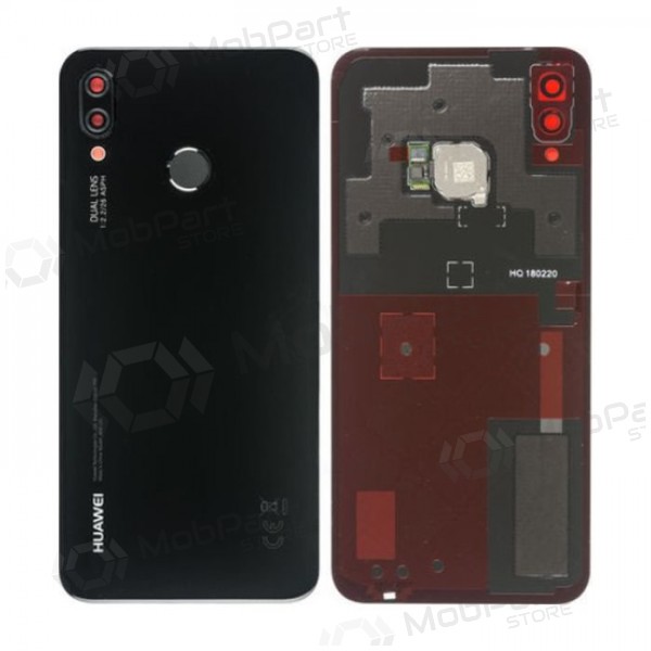 Huawei P20 Lite zadní kryt baterie černá (Midnight Black) (použitý grade B, originál)