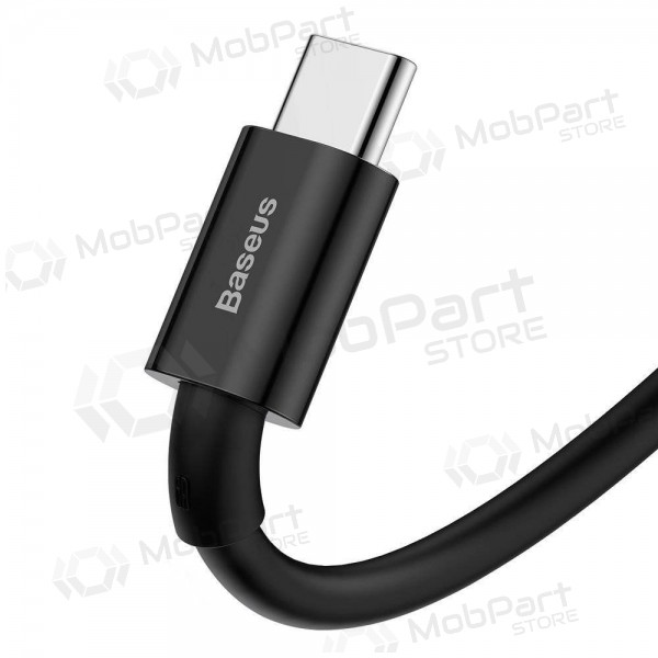 USB kabel Baseus Superior iš USB į Type-C 66W 2.0m černá CATYS-A01