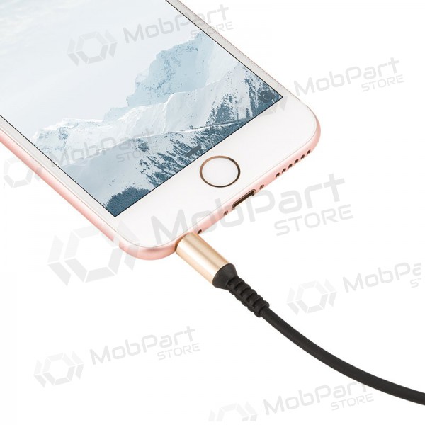 Audio adaptér Hoco UPA02 AUX 3,5mm į 3,5mm (černá)