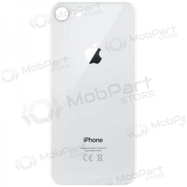 Apple iPhone 8 zadní kryt baterie (stříbrný) (bigger hole for camera)