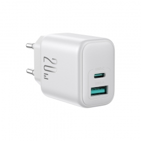 Nabíječka Joyroom JR-TCF21 USB-C/USB-A PD20W bílý