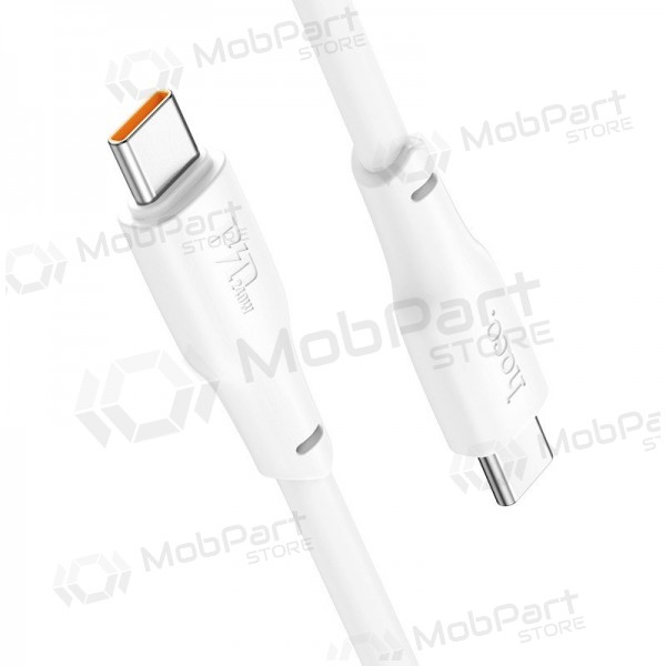 USB kabel Hoco X93 60W USB-C to USB-C 2.0m bílý