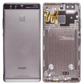 Huawei P9 zadní kryt baterie šedá (Titanium Grey) (použitý grade C, originál)